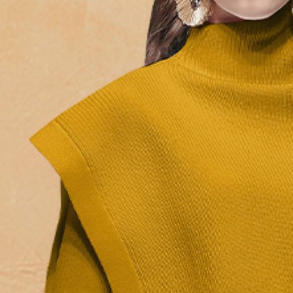 A turtleneck with a two-piece jumper for women - Picture 3 of 8